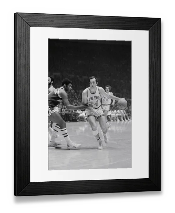 Framed Print : Bill Bradley in Action on Court Framed Print : Bill Bradley in Action on Court