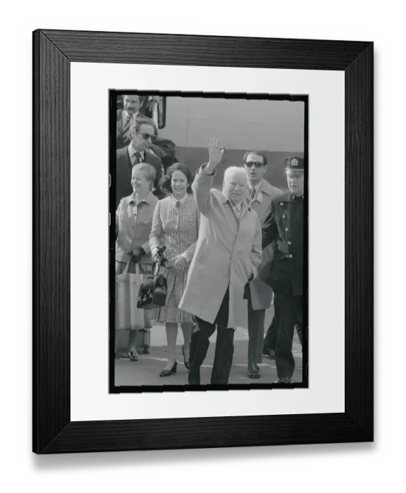 Framed Print : Charlie Chaplin Waving Framed Print : Charlie Chaplin Waving