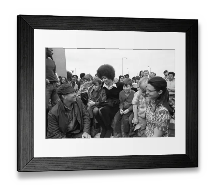 Framed Print : Angela Davis Framed Print : Angela Davis