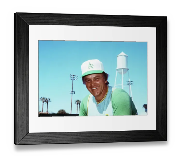 Framed Print : Portrait of Dick Williams Smiling