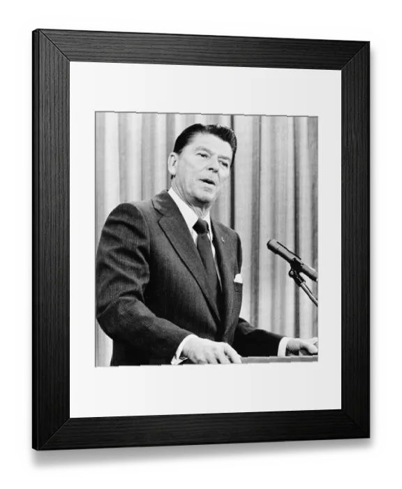 Framed Print : Ronald Reagan Framed Print : Ronald Reagan