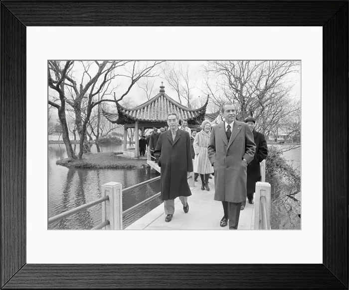 Framed Print : President Nixon Visits China Framed Print : President Nixon Visits China
