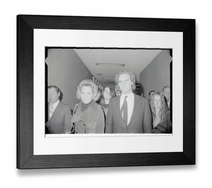 Framed Print : Joseph Kennedy II Meeting His Family