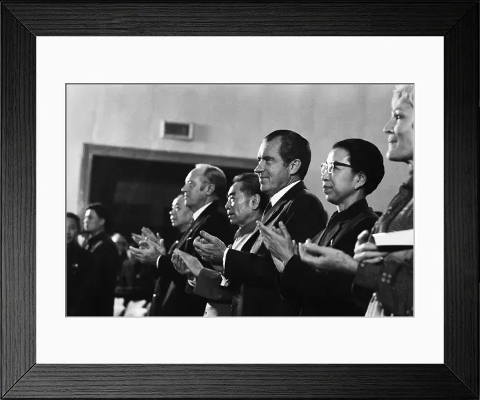 Framed Print : Richard Nixon And Mme Chiang Ch'Ing Framed Print : Richard Nixon And Mme Chiang Ch'Ing