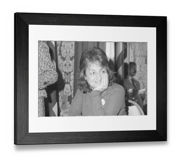 Framed Print : Writer Betty Friedan at NOW Meeting Framed Print : Writer Betty Friedan at NOW Meeting