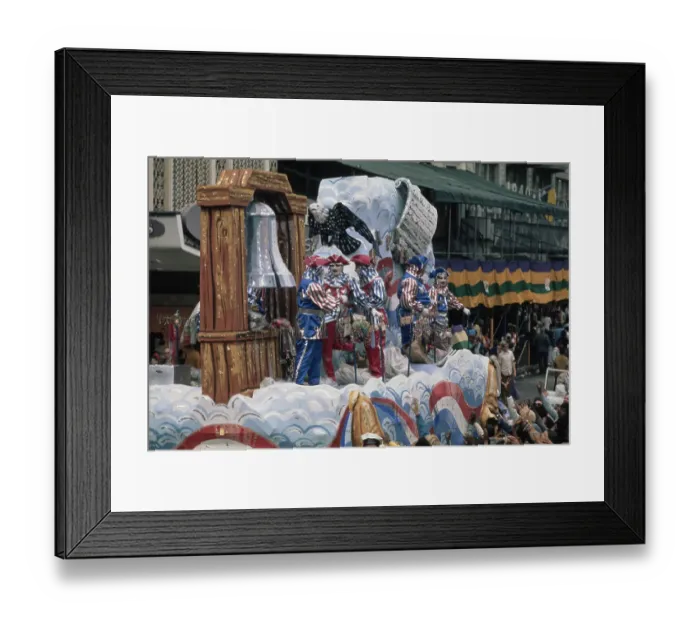 Framed Print : New Orleans Carnival, 1972 Framed Print : New Orleans Carnival, 1972