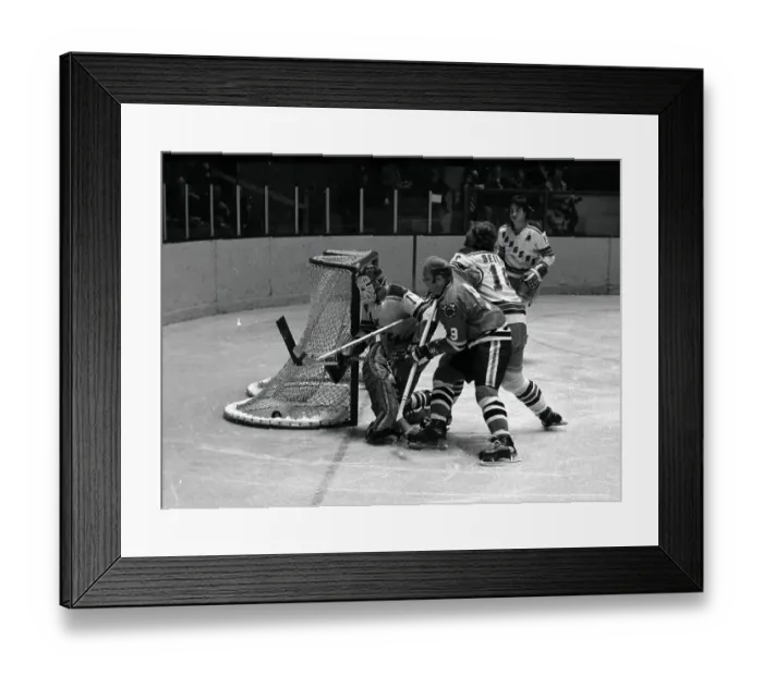 Framed Print : Bobby Hull Scoring During Game Framed Print : Bobby Hull Scoring During Game