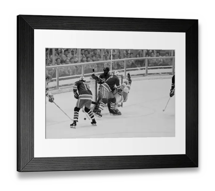 Framed Print : Soviet Union Playing USA Hockey Team Framed Print : Soviet Union Playing USA Hockey Team
