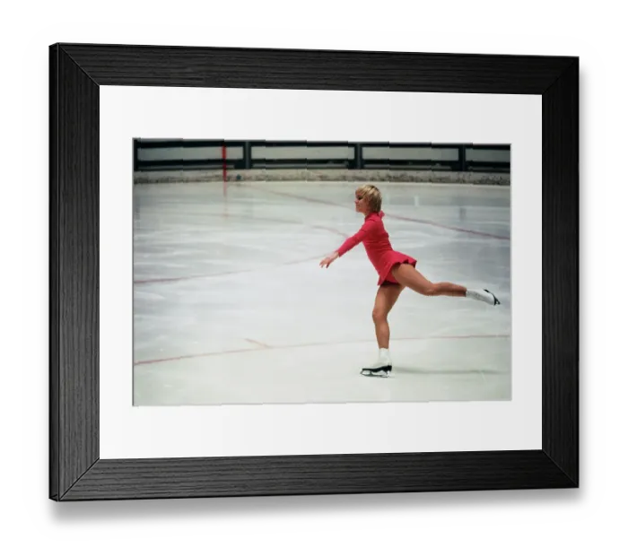 Framed Print : Bronze Medal Winner Janet Lynn