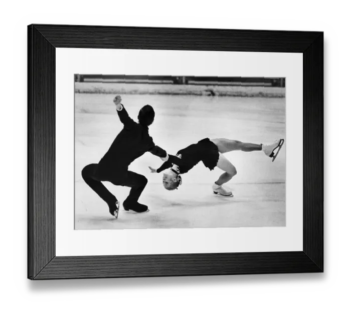 Framed Print : Ken Shelley and Jojo Starbuck Skating in the Olympics Framed Print : Ken Shelley and Jojo Starbuck Skating in the Olympics