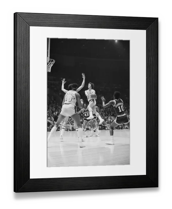Framed Print : Basketball Players During a Game Framed Print : Basketball Players During a Game