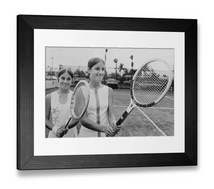 Framed Print : Chris Every Posing with Sister Jeanne Framed Print : Chris Every Posing with Sister Jeanne