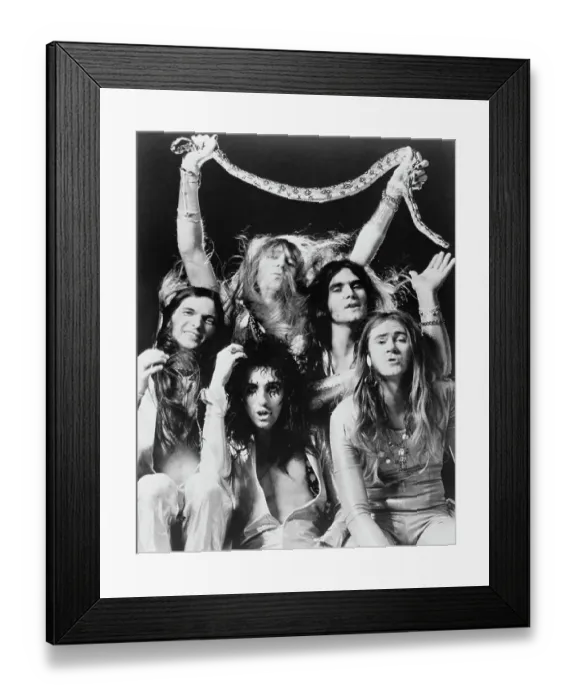 Framed Print : Alice Cooper Rock Group Framed Print : Alice Cooper Rock Group