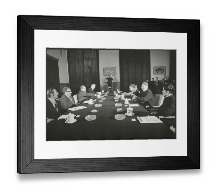 Framed Print : President Richard M. Nixon Arriving at Great Hall Affair Framed Print : President Richard M. Nixon Arriving at Great Hall Affair