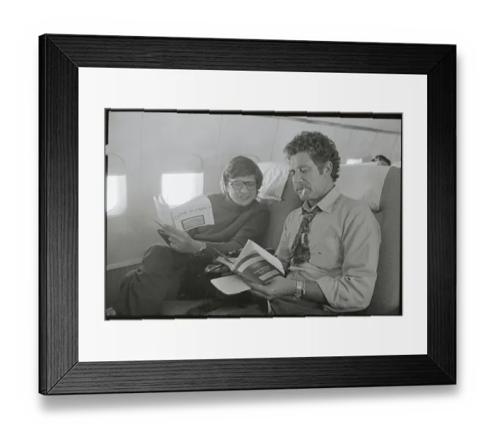 Framed Print : Photographer Dirck Halstead and John Dominis on Trip to China Framed Print : Photographer Dirck Halstead and John Dominis on Trip to China