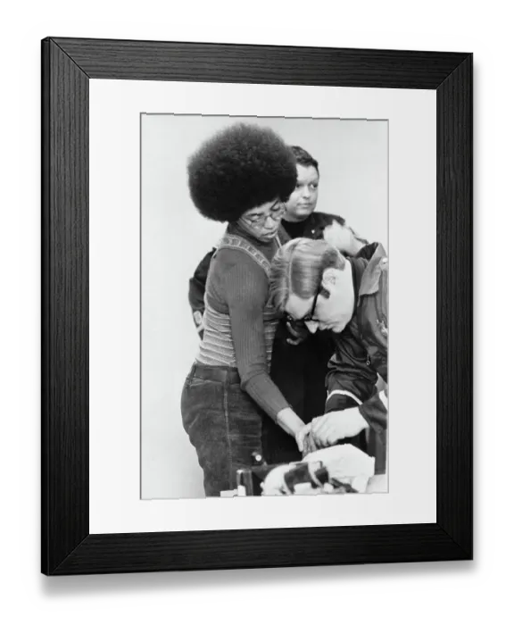 Framed Print : Angela Davis Sister Arrested Framed Print : Angela Davis Sister Arrested