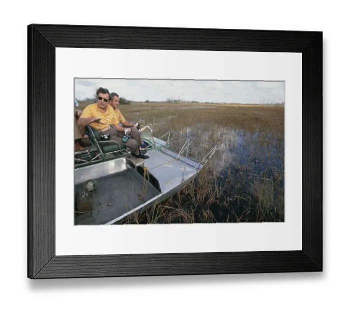 Framed Print : Edmund Muskie On The Everglades Framed Print : Edmund Muskie On The Everglades