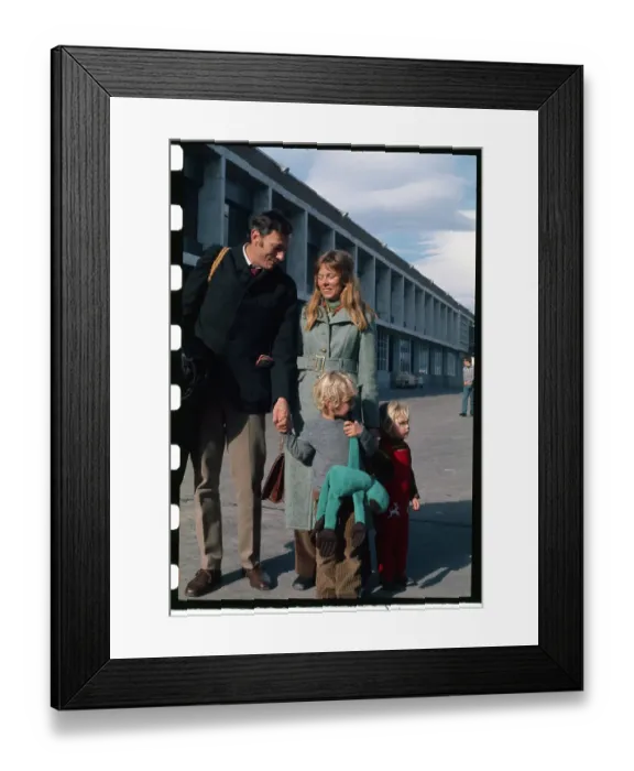 Framed Print : Clifford Irving and Family Framed Print : Clifford Irving and Family