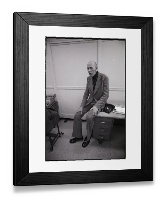 Framed Print : Fashion Designer Teddy Tingling, 1972 Framed Print : Fashion Designer Teddy Tingling, 1972