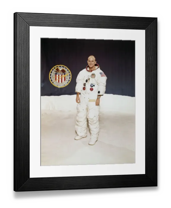Framed Print : Apollo 16 Mission Framed Print : Apollo 16 Mission