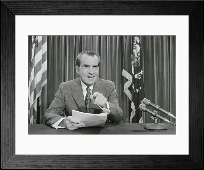 Framed Print : Portrait of Richard M. Nixon Framed Print : Portrait of Richard M. Nixon