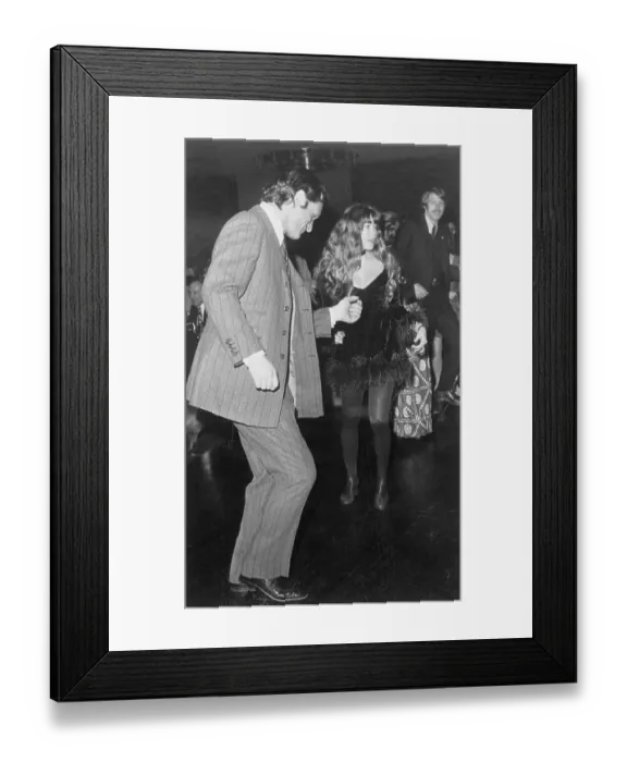 Framed Print : Hugh Hefner and Barbi Benton Dancing Framed Print : Hugh Hefner and Barbi Benton Dancing