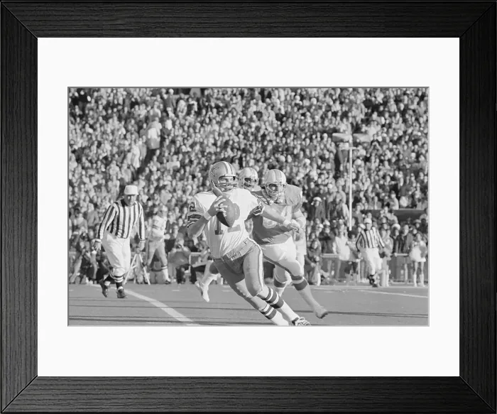 Framed Print : Staubach Avoids Stanfill Framed Print : Staubach Avoids Stanfill