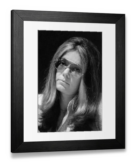 Framed Print : Gloria Steinem at a Public Hearing Framed Print : Gloria Steinem at a Public Hearing