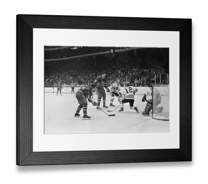 Framed Print : Bobby Hull in Hockey Action Framed Print : Bobby Hull in Hockey Action
