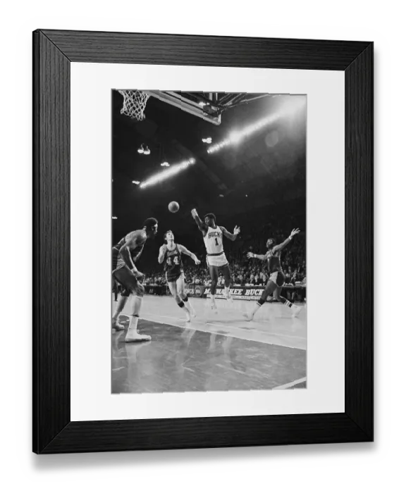 Framed Print : Basketball Players During a Game Framed Print : Basketball Players During a Game