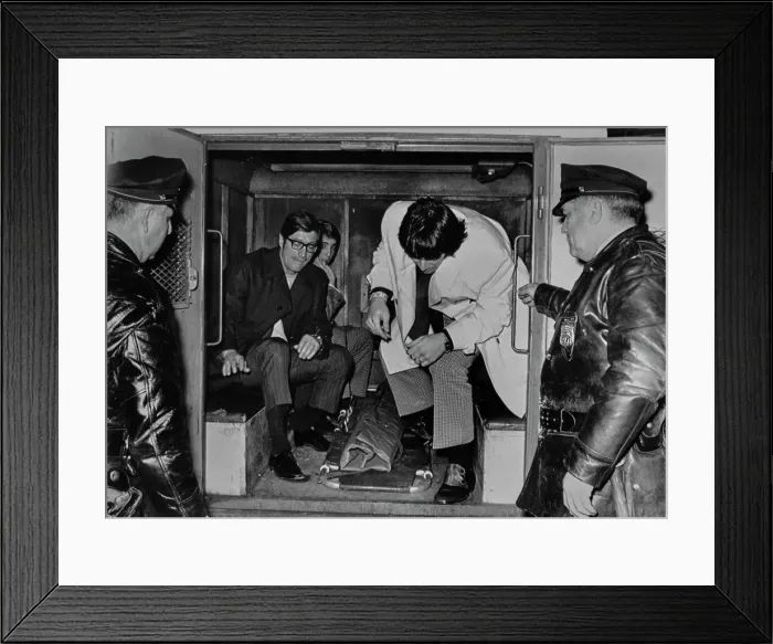 Framed Print : Blues Coach And Players Arrested