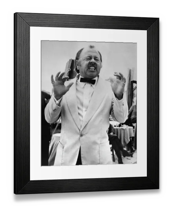 Framed Print : Actor Mickey Rooney Making Face and Gesturing Framed Print : Actor Mickey Rooney Making Face and Gesturing