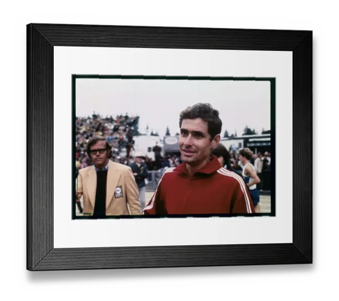 Framed Print : Portrait of Jim Ryun