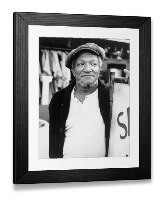 Framed Print : Redd Foxx as Fred Sanford Framed Print : Redd Foxx as Fred Sanford