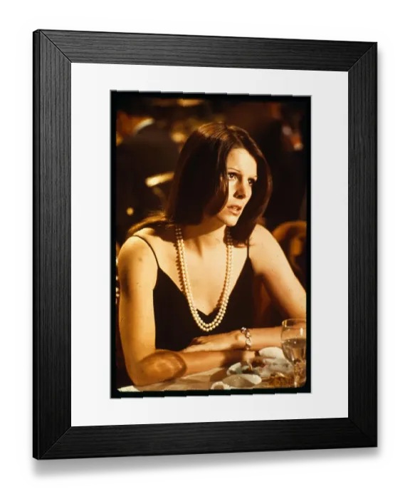 Framed Print : Susan Saint James at Dinner Table in Scene of McMillan and Wife