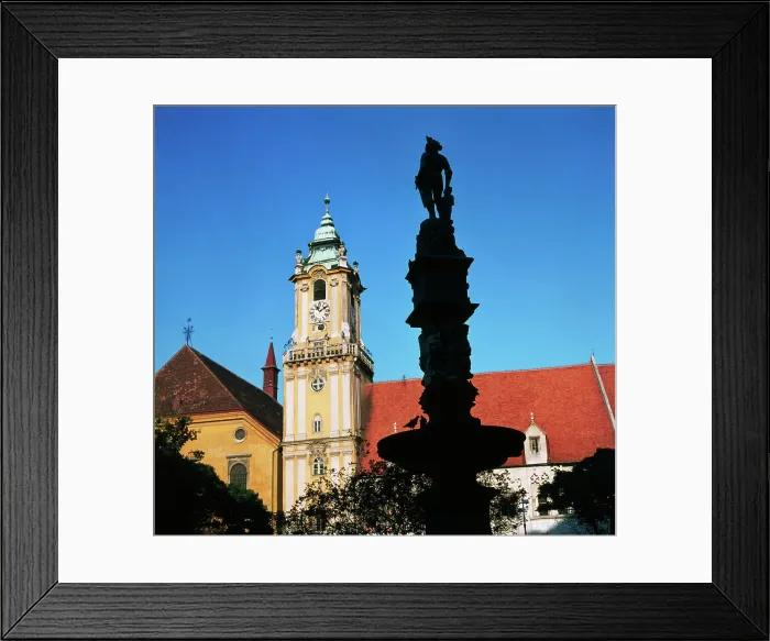 Framed Print : Towered Building and Shadows Framed Print : Towered Building and Shadows