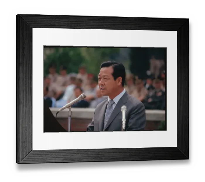 Framed Print : Premier Kim Jong-Pil Framed Print : Premier Kim Jong-Pil