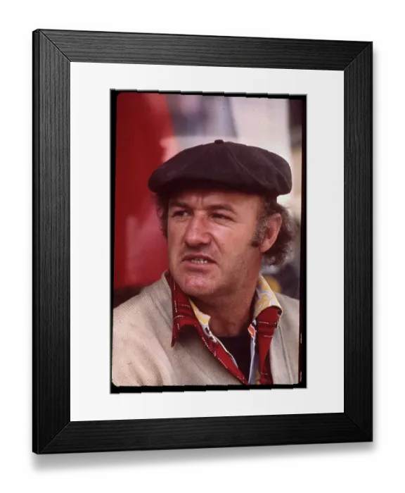 Framed Print : Portrait of Gene Hackman Framed Print : Portrait of Gene Hackman