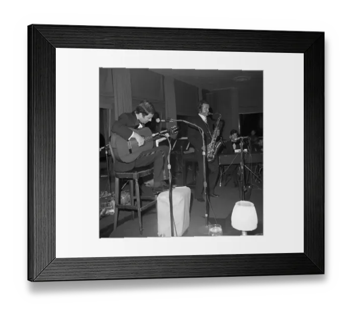 Framed Print : Joao Gilberto And Stan Getz, Musicians Framed Print : Joao Gilberto And Stan Getz, Musicians