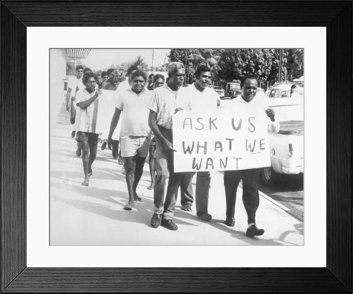 Framed Print : Aborigine Rights Demonstration Framed Print : Aborigine Rights Demonstration
