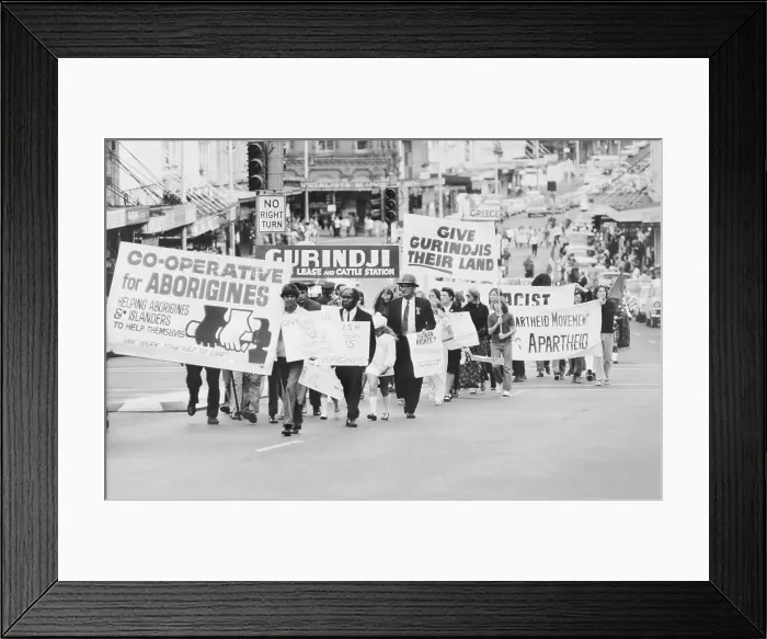 Framed Print : Aborigine Rights Demonstration Framed Print : Aborigine Rights Demonstration