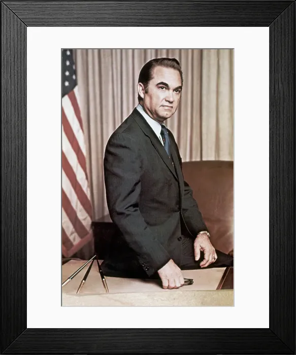 Framed Print : Alabama Governor George Wallace Framed Print : Alabama Governor George Wallace