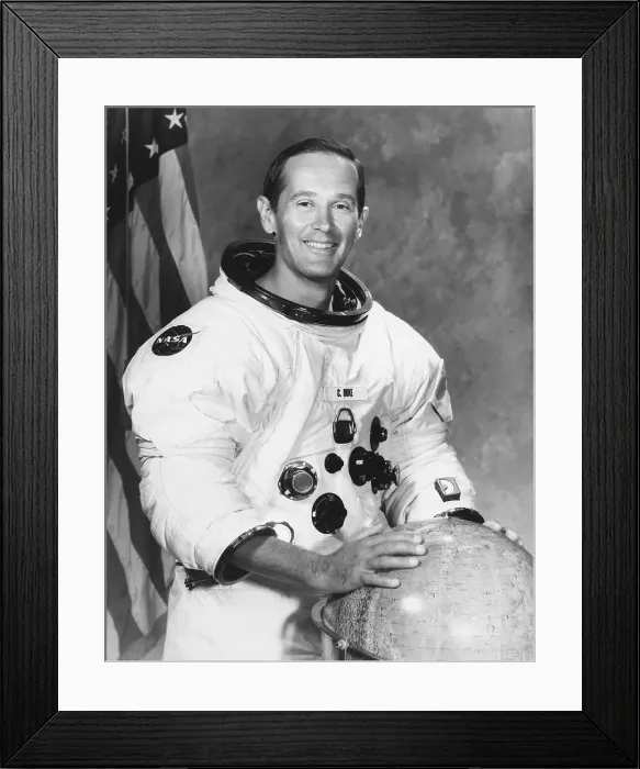 Framed Print : Charles M. Duke Jr. in Spacesuit Framed Print : Charles M. Duke Jr. in Spacesuit