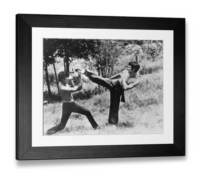 Framed Print : Bruce Lee in The Chinese Connection Framed Print : Bruce Lee in The Chinese Connection