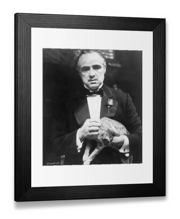 Framed Print : Marlon Brando in The Godfather Framed Print : Marlon Brando in The Godfather