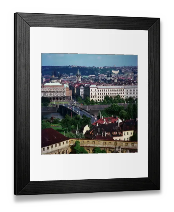 Framed Print : Prague. (Original Caption). Prague, Czechoslovakia Framed Print : Prague. (Original Caption). Prague, Czechoslovakia
