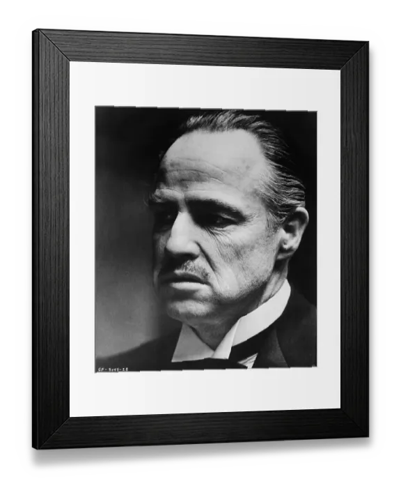 Framed Print : Marlon Brando in The Godfather Framed Print : Marlon Brando in The Godfather