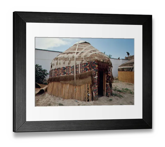 Framed Print : Exterior View of Turkman Hut Framed Print : Exterior View of Turkman Hut