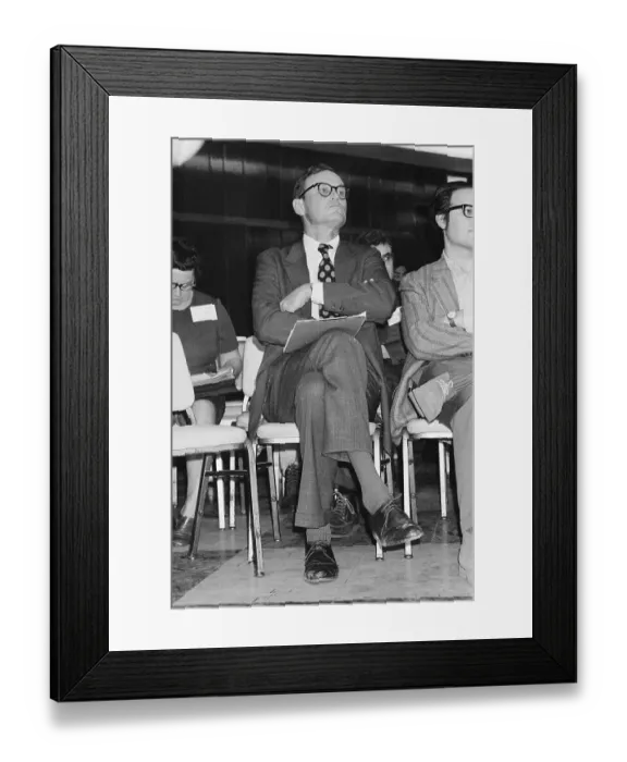 Framed Print : William P. Bundy With Crossed Arms and Facial Expression Framed Print : William P. Bundy With Crossed Arms and Facial Expression