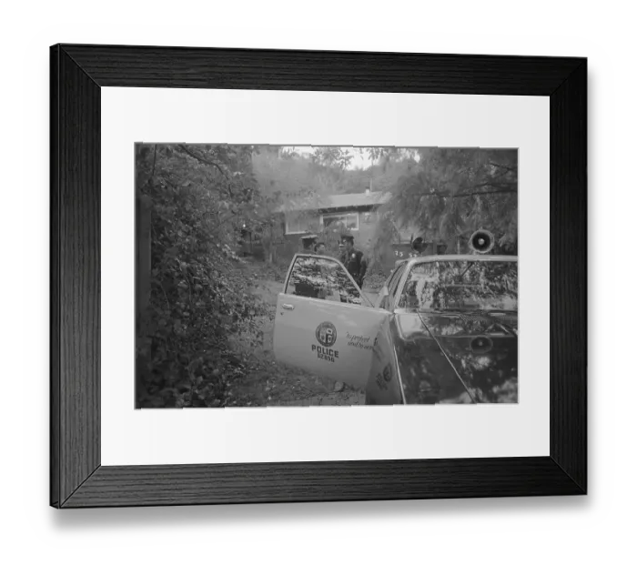 Framed Print : Crime Scene